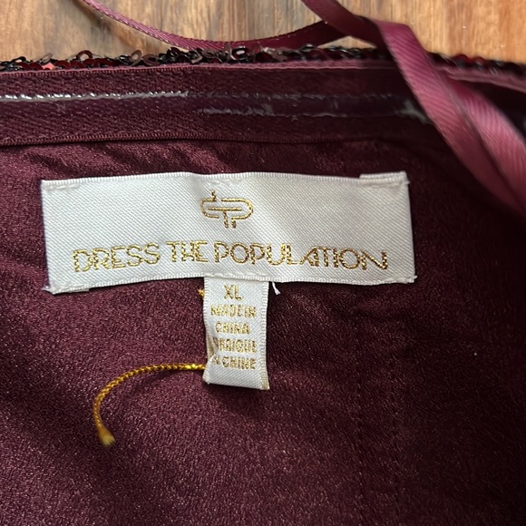 NWOT Dress The Population Ruby Strapless Party Dress - Picture 8 of 16